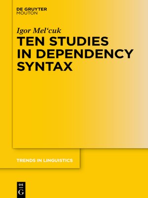 cover image of Ten Studies in Dependency Syntax